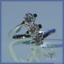 Diamantring kristallklar