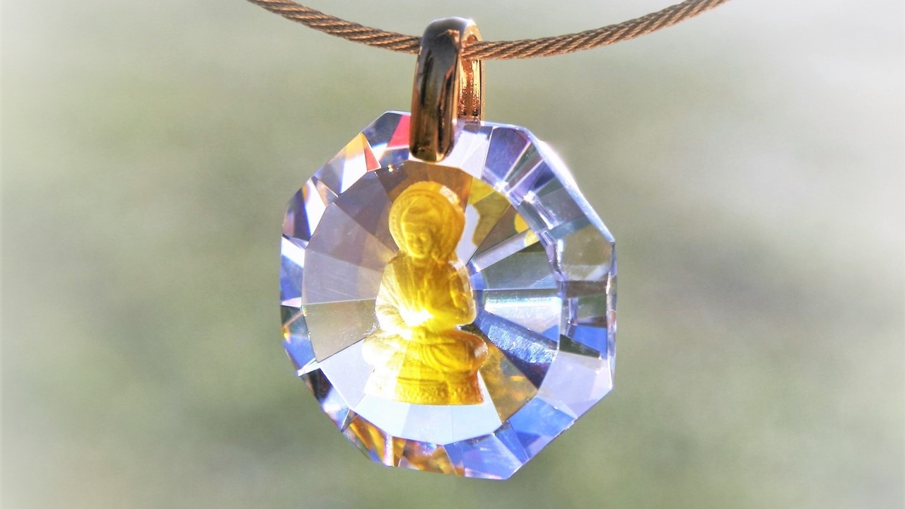 Light Crystal of the month: Buddha Pendant